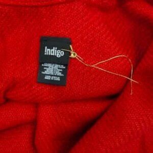 NEW!! Gorgeous red shawl/wrap/scarf by Indigo. STUNNING!! GIFTABLE!!